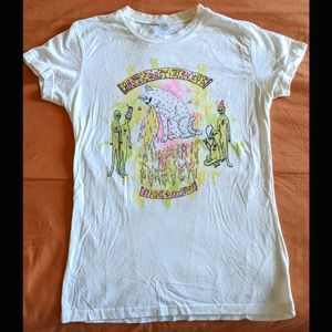 Best Coast / Wavves 2011 "Summer Is Forever" Tour Alien Cat Shirt